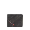 multi-pkts bi fold coin s 3d Portofel din denim cu logo