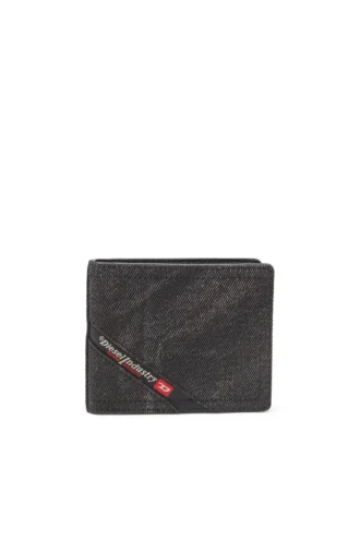 multi-pkts bi fold coin s 3d Portofel din denim cu logo