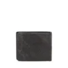 multi-pkts bi fold coin s 3d Portofel din denim cu logo