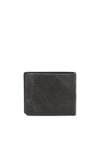 multi-pkts bi fold coin s 3d Portofel din denim cu logo