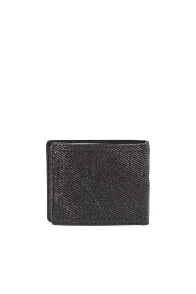 multi-pkts bi fold coin s 3d Portofel din denim cu logo