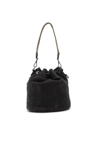 multi-pkts bucket x Geantă tip sac cu multiple buzunare din denim spălat