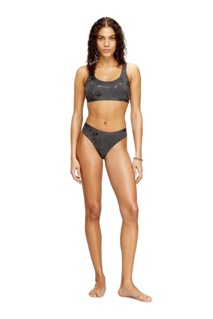 oriba-gft Sutien din bumbac elastic cu imprimeu metalic oriba-gft Sutien din bumbac elastic cu imprimeu metalic