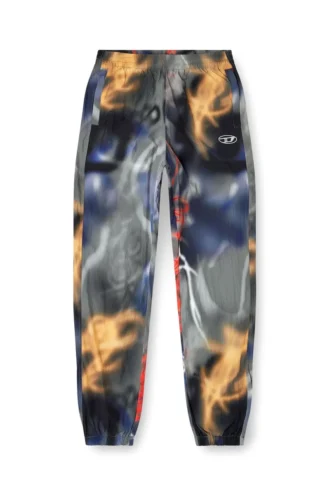 p-arelion Pantaloni din nailon cu imprimeu integral