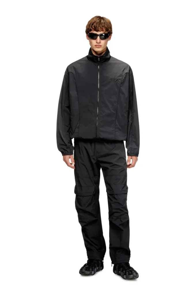 p-beeck-wrd-akad Pantaloni din nailon cu buzunare cargo p-beeck-wrd-akad Pantaloni din nailon cu buzunare cargo