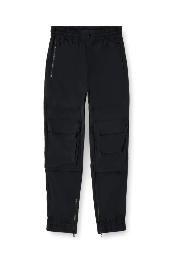 p-beeck-wrd-akad Pantaloni din nailon cu buzunare cargo p-beeck-wrd-akad Pantaloni din nailon cu buzunare cargo