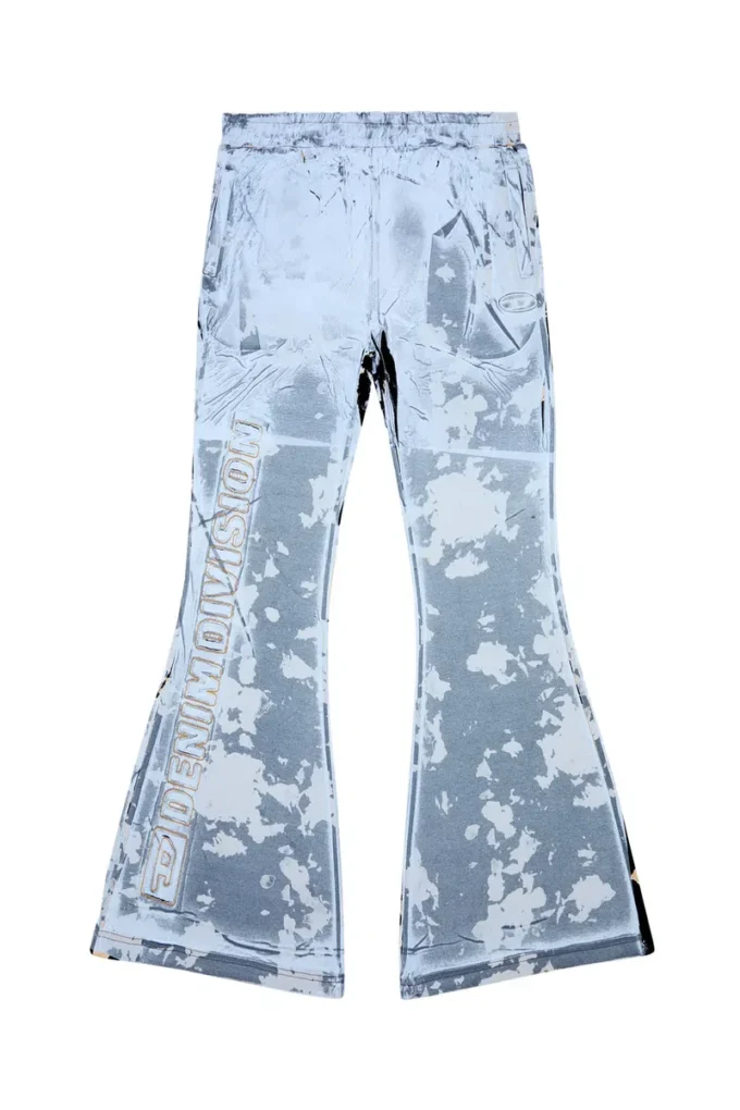 p-belb-p1 Pantaloni de trening evazați din jersey acoperit p-belb-p1 Pantaloni de trening evazați din jersey acoperit