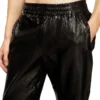 p-bru Pantaloni elastici din piele fiartă
