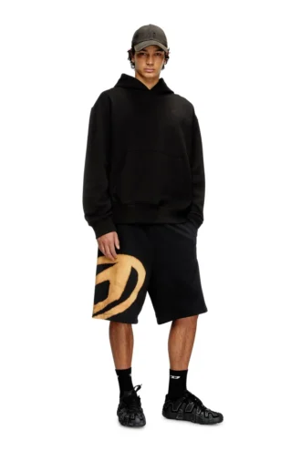 p-crow-bleach Pantaloni scurți din tricou cu logo decolorat