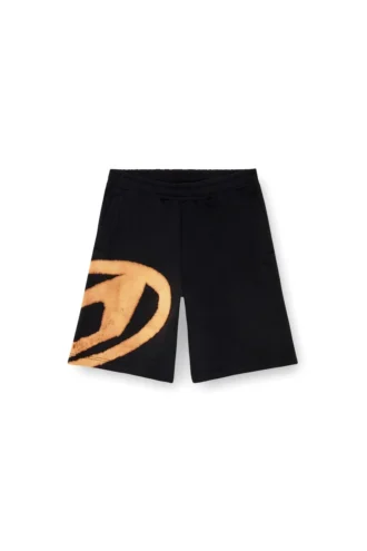 p-crow-bleach Pantaloni scurți din tricou cu logo decolorat