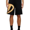 p-crow-bleach Pantaloni scurți din tricou cu logo decolorat p-crow-bleach Pantaloni scurți din tricou cu logo decolorat