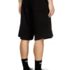 p-crow-div Pantaloni scurți din fleece cu patch maxi cu logo