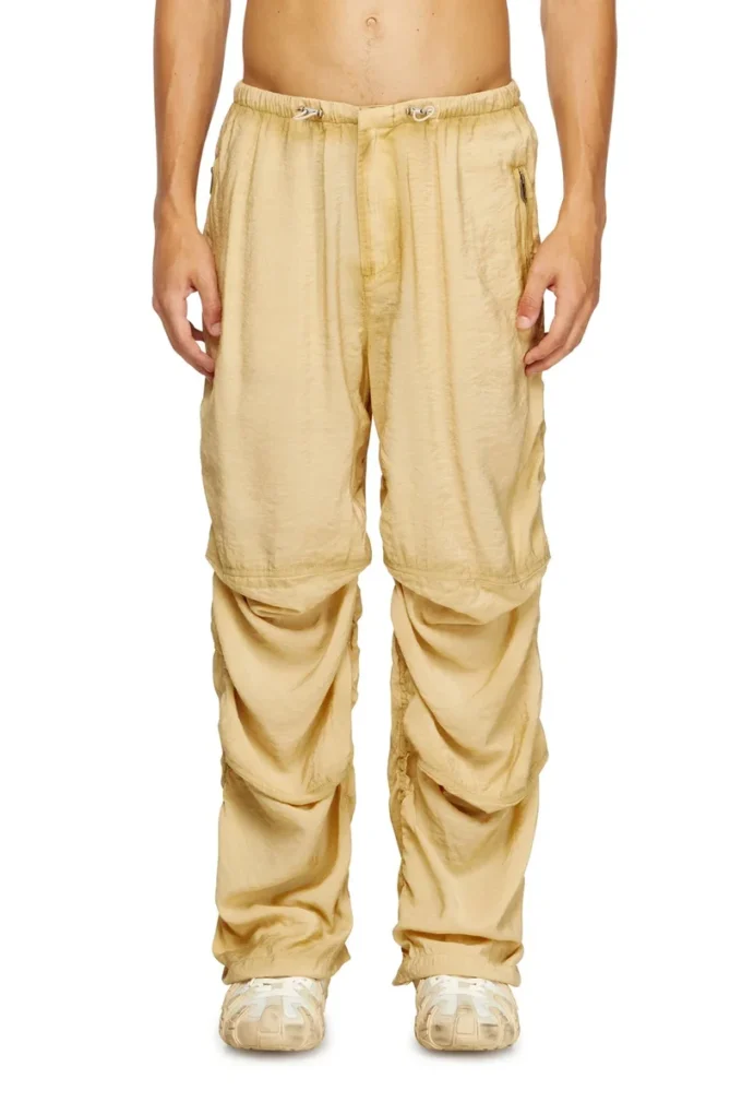 p-daily Pantaloni utilitari din țesătură ușoară, șifonată p-daily Pantaloni utilitari din țesătură ușoară, șifonată