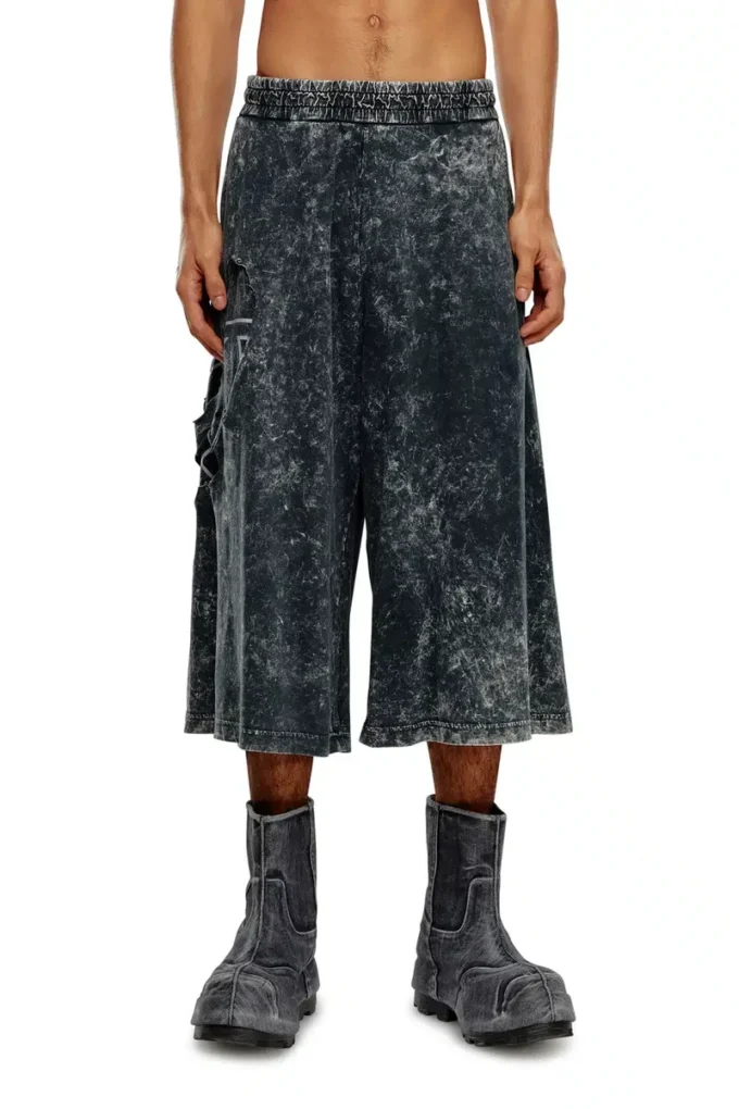 p-eckyo-peeloval Pantaloni Oval D din jersey marmorat