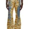 p-fro-dev Pantaloni camuflaj cu muselină detașabilă p-fro-dev Pantaloni camuflaj cu muselină detașabilă