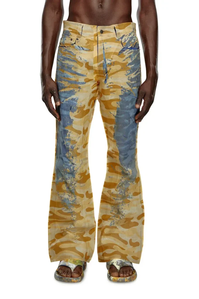 p-fro-dev Pantaloni camuflaj cu muselină detașabilă p-fro-dev Pantaloni camuflaj cu muselină detașabilă