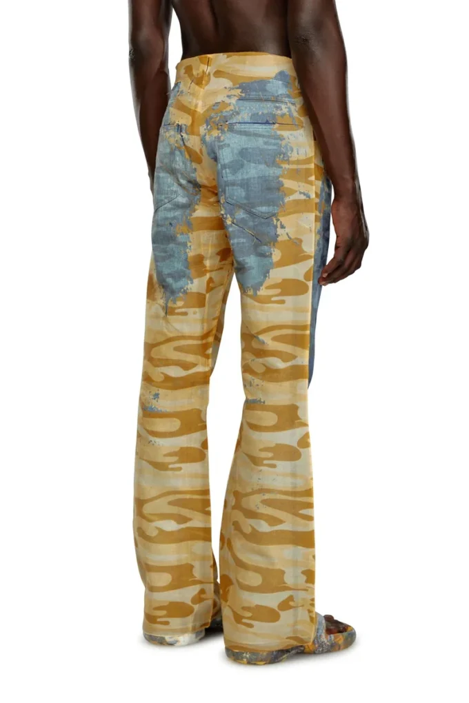 p-fro-dev Pantaloni camuflaj cu muselină detașabilă p-fro-dev Pantaloni camuflaj cu muselină detașabilă