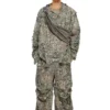 p-hokney Pantaloni camuflaj cu finisaj distrus p-hokney Pantaloni camuflaj cu finisaj distrus