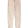 p-iusko-ag Pantaloni din nailon spălat, cu benzi laterale p-iusko-ag Pantaloni din nailon spălat, cu benzi laterale