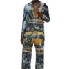 p-leopes-peel Pantaloni distruși cu imprimeuri cinematografice p-leopes-peel Pantaloni distruși cu imprimeuri cinematografice