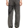 p-marky-den Pantaloni de trening din bumbac organic cu patch oval D p-marky-den Pantaloni de trening din bumbac organic cu patch oval D