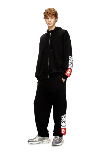p-marky-div Pantaloni de trening din bumbac cu patch Diesel