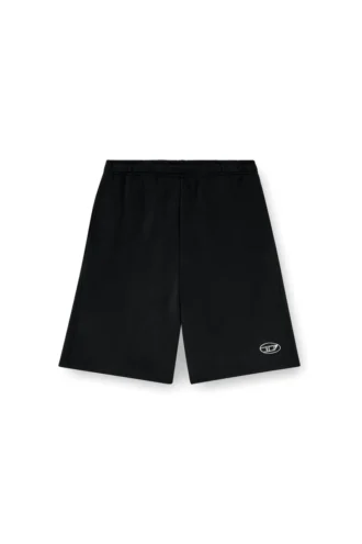 p-marshy-od Pantaloni scurți din bumbac cu logo oval argintiu p-marshy-od Pantaloni scurți din bumbac cu logo oval argintiu