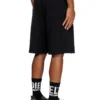 p-marshy-od Pantaloni scurți din bumbac cu logo oval argintiu p-marshy-od Pantaloni scurți din bumbac cu logo oval argintiu