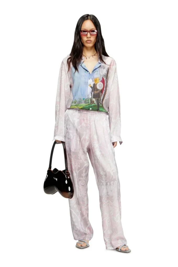 p-theck-a-ajfw Pantaloni de trening cu imprimeu medieval p-theck-a-ajfw Pantaloni de trening cu imprimeu medieval