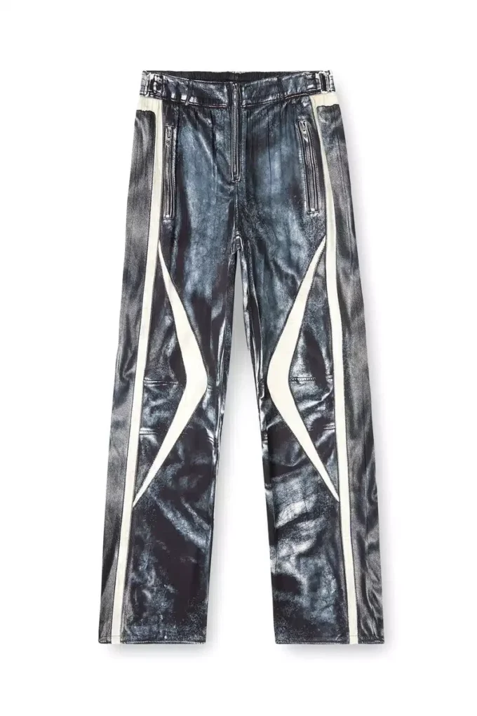 p-theck-bmcz Pantaloni de trening din satin cu imprimeu trompe l’oeil p-theck-bmcz Pantaloni de trening din satin cu imprimeu trompe l’oeil