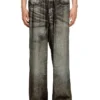 p-theck-lkct Pantaloni elastici din viscoză cu aspect denim p-theck-lkct Pantaloni elastici din viscoză cu aspect denim