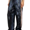 p-thecks-nman Pantaloni din viscoză cu imprimeu biker p-thecks-nman Pantaloni din viscoză cu imprimeu biker