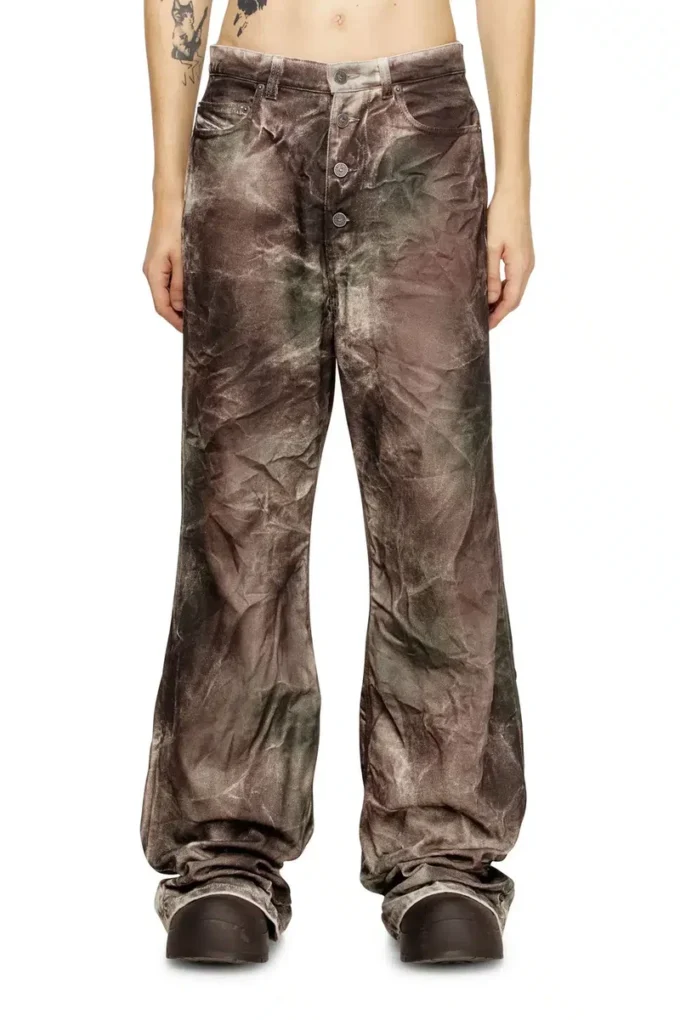p-thug-pant Pantaloni din pânză camuflaj șifonată p-thug-pant Pantaloni din pânză camuflaj șifonată