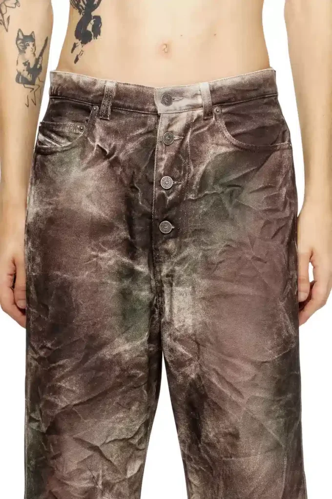 p-thug-pant Pantaloni din pânză camuflaj șifonată p-thug-pant Pantaloni din pânză camuflaj șifonată