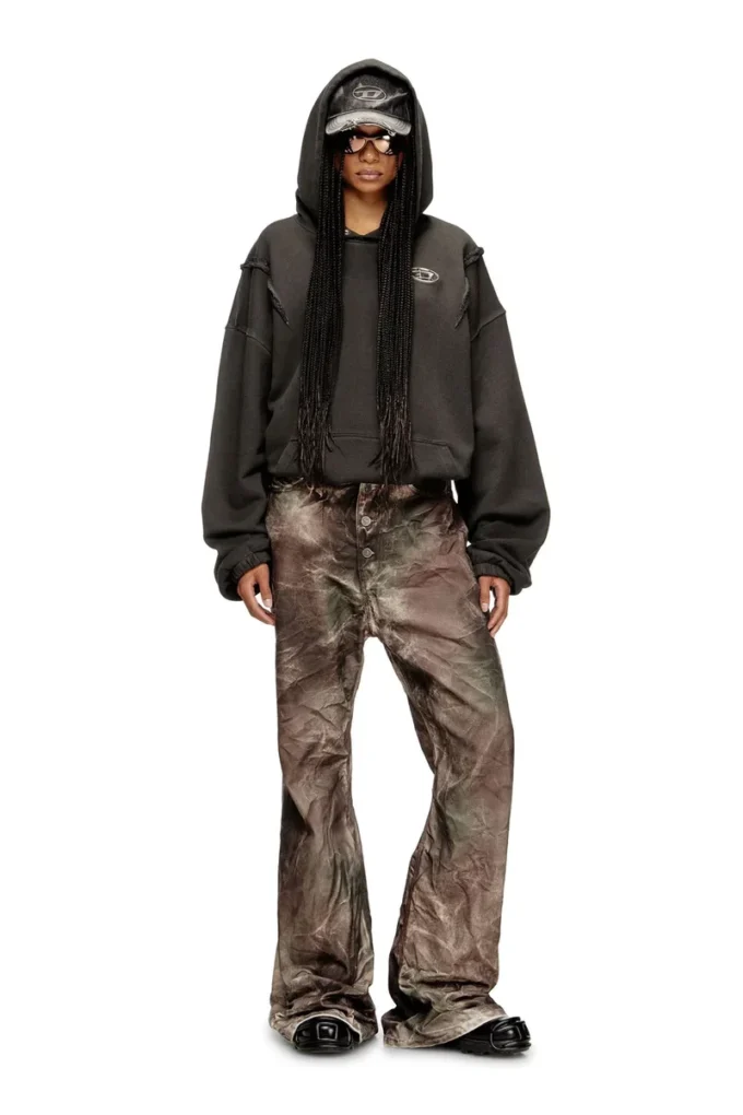 p-thug-pant Pantaloni din pânză camuflaj șifonată p-thug-pant Pantaloni din pânză camuflaj șifonată