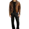 p-vyll-dmbi Pantaloni din piele cu croi jeans p-vyll-dmbi Pantaloni din piele cu croi jeans