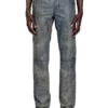 p-vyll-qmbw Pantaloni din piele cu croi jeans p-vyll-qmbw Pantaloni din piele cu croi jeans
