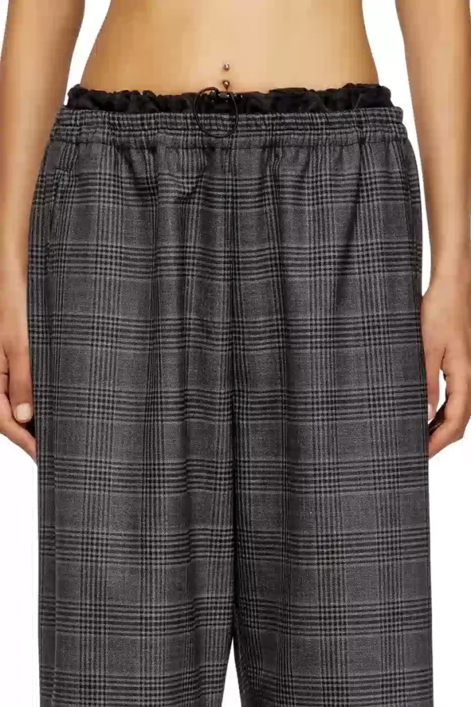 p-yrite Pantaloni din lână cu buzunare aplicate p-yrite Pantaloni din lână cu buzunare aplicate
