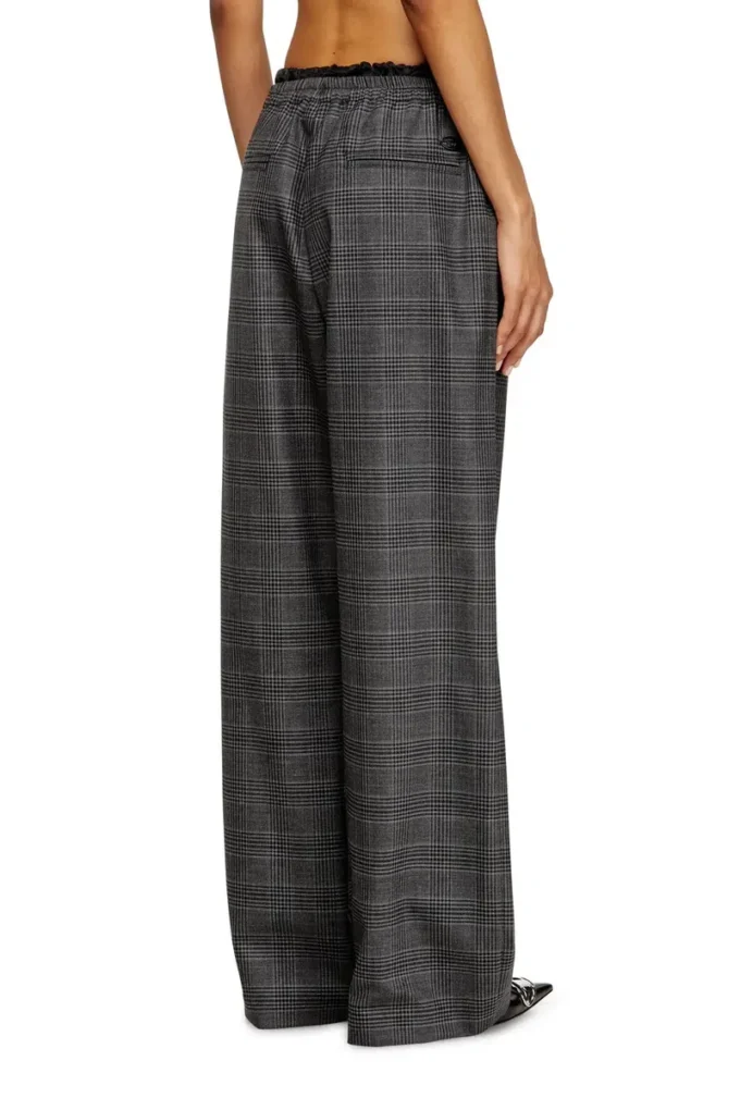 p-yrite Pantaloni din lână cu buzunare aplicate p-yrite Pantaloni din lână cu buzunare aplicate