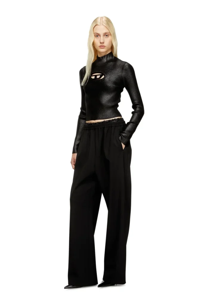 p-yrite-r2 Pantaloni din lână cu șnur p-yrite-r2 Pantaloni din lână cu șnur