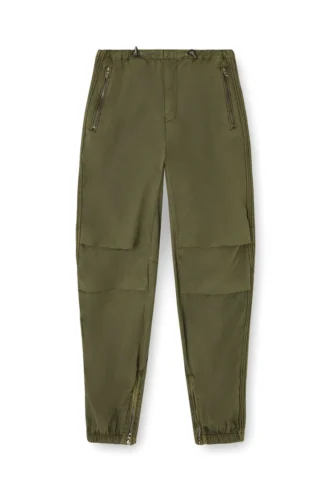 Pantaloni cargo din bumbac cu cusături în P și benzi laterale Pantaloni cargo din bumbac cu cusături în P și benzi laterale