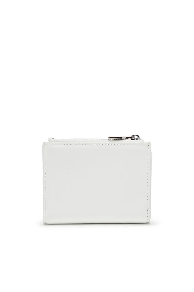 Play bi-fold zip ii Portofel mic din piele lucioasă