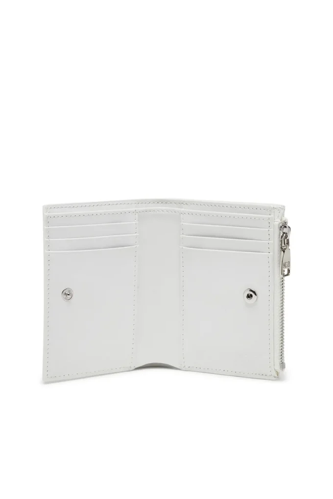 Play bi-fold zip ii Portofel mic din piele lucioasă
