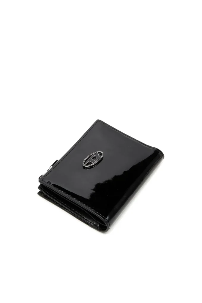 Play bi-fold zip ii Portofel mic din piele lucioasă
