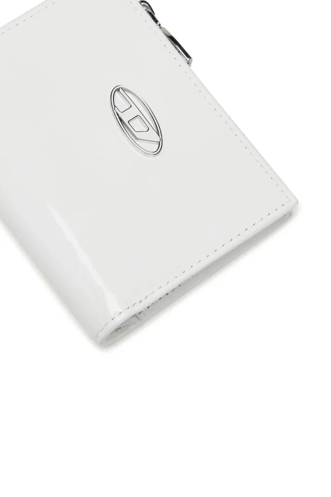 Play bi-fold zip ii Portofel mic din piele lucioasă