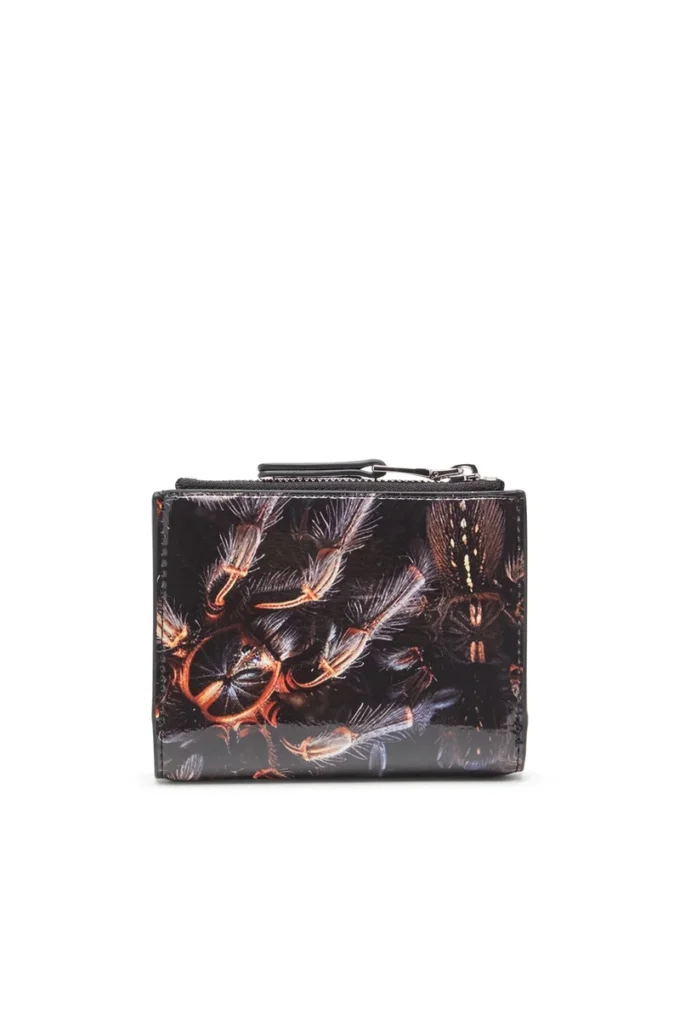 Play bi-fold zip ii Portofel mic din PU lucios imprimat