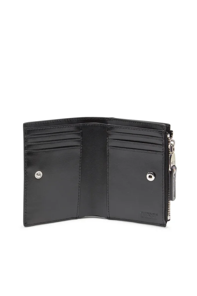 Play bi-fold zip ii Portofel mic din PU lucios imprimat