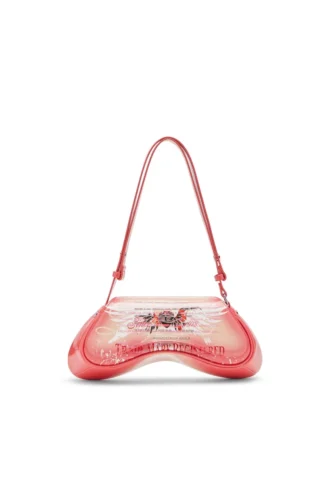 play crossbody Geantă de umăr Play din PU lucios imprimat