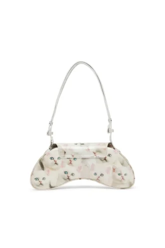 play crossbody Geantă de umăr Play din PU lucios imprimat
