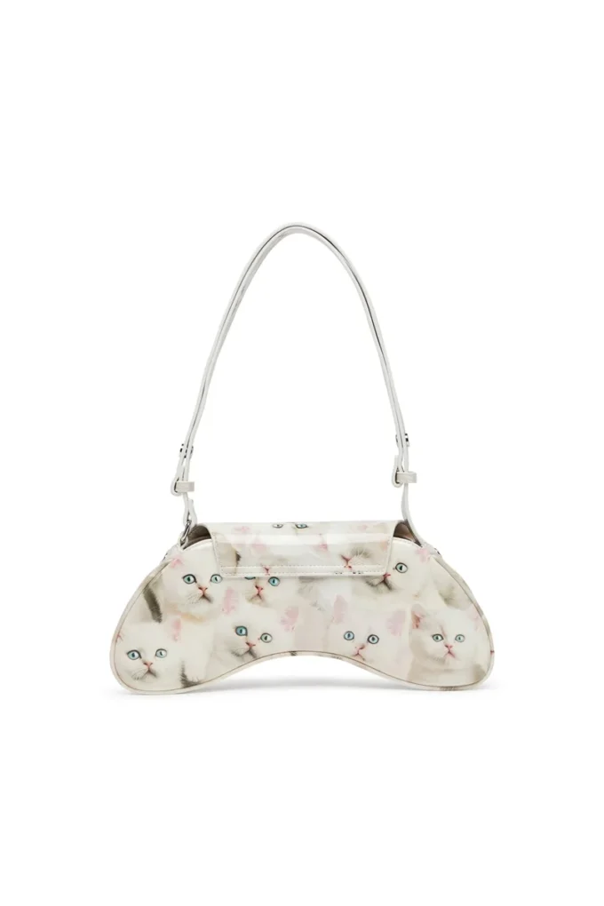 play crossbody Geantă de umăr Play din PU lucios imprimat